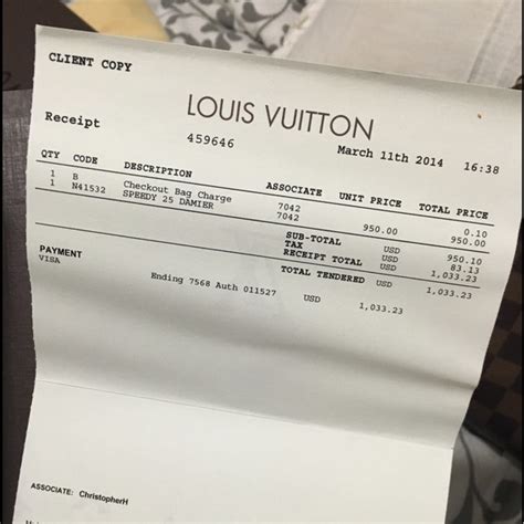 louis vuitton receipt template|Louis Vuitton receipt printable.